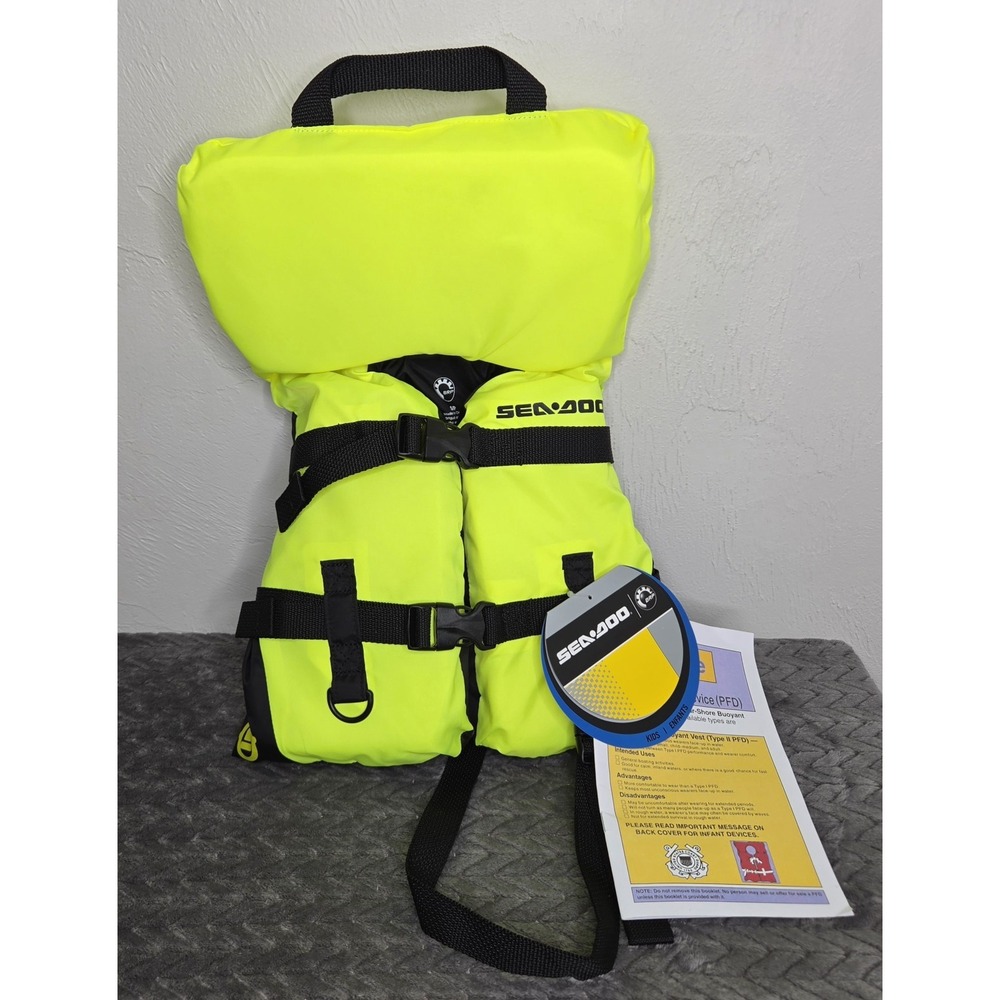 NEW! Genuine Sea-Doo Infant Life Jacket Sandsea PFD 0-30LBS Model-1685 Boating